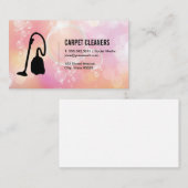 Carte De Visite Nettoyage de tapis | Bulles de savon (Devant / Derrière)
