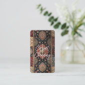 Carte De Visite Nettoyage de tapis QR personnalisé (Debout devant)