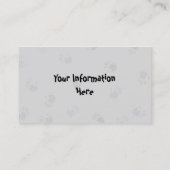 Carte De Visite Nettoyage de vitres (Dos)