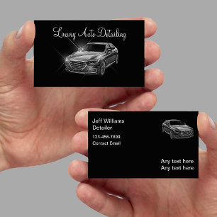Carte De Visite Nettoyage de voiture de luxe classe