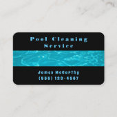 Carte De Visite Nettoyage d'entretien de piscine professionnel (Devant)