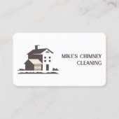 Carte De Visite Nettoyage des cheminées et des cheminées (Devant)