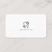 Carte De Visite Nettoyage des dents (Dos)