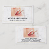 Carte De Visite Nettoyage des dents dentaires | Session (Devant / Derrière)