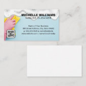 Carte De Visite Nettoyage des domestiques | Les soap-sons | Code Q (Devant / Derrière)
