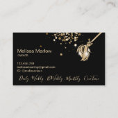 Carte De Visite Nettoyage des domestiques moderne Sparkle (Dos)