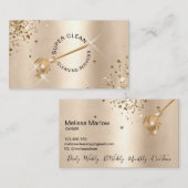 Carte De Visite Nettoyage des domestiques moderne Sparkle (Devant / Derrière)