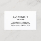 Carte De Visite Nettoyage des fenêtres Service de nettoyage des ma (Dos)