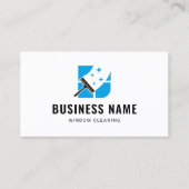 Carte De Visite Nettoyage des fenêtres Service de nettoyage des ma (Devant)