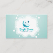 Carte De Visite Nettoyage des maisons étincelantes Service de ména (Dos)