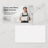 Carte De Visite Nettoyage des serviettes de toilette (Devant / Derrière)