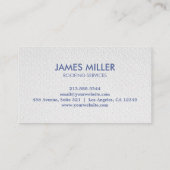 Carte De Visite Nettoyage des toits tendance Réparation Constructi (Dos)