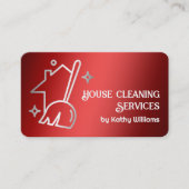 Carte De Visite Nettoyage domestique (Devant)