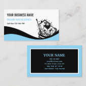 Carte De Visite Nettoyage drôle de lavage sous pression (Devant / Derrière)