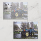 Carte De Visite Nettoyage du ruisseau Tractor (Devant / Derrière)