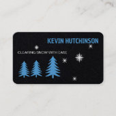 Carte De Visite Nettoyage du soufflage de neige (Devant)