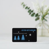 Carte De Visite Nettoyage du soufflage de neige (Debout devant)