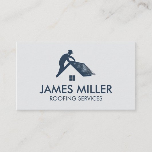 Carte De Visite Nettoyage du toit Réparation Construction Gutter (Devant)
