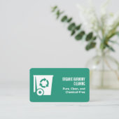Carte De Visite Nettoyage écologique (Debout devant)