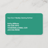 Carte De Visite Nettoyage écologique (Dos)