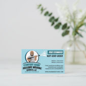 Carte De Visite Nettoyage et lavage sous pression personnalisables (Debout devant)