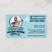 Carte De Visite Nettoyage et lavage sous pression personnalisables (Devant)