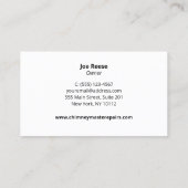 Carte De Visite Nettoyage et réparation des reins (Dos)