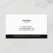 Carte De Visite Nettoyage et réparation des toits de goutte (Dos)