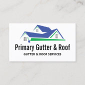 Carte De Visite Nettoyage et réparation des toits de goutte (Devant)