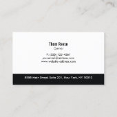 Carte De Visite Nettoyage et réparation des toits de goutte (Dos)