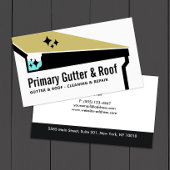 Carte De Visite Nettoyage et réparation des toits de goutte