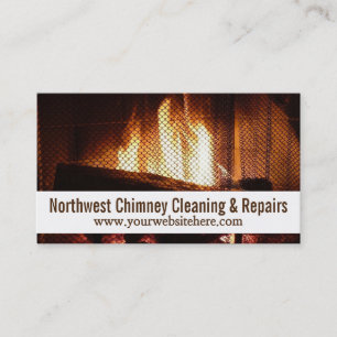 Carte De Visite Nettoyage et réparations de balais modernes de Ch