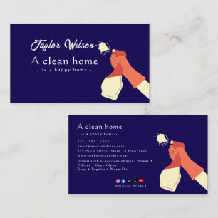 Carte De Visite Nettoyage Fiable