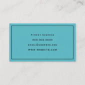 Carte De Visite Nettoyage haut de gamme inspiré (Dos)