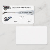 Carte De Visite Nettoyage haute pression (Devant / Derrière)