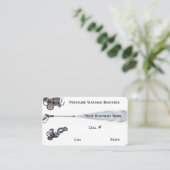 Carte De Visite Nettoyage haute pression (Debout devant)
