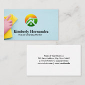 Carte De Visite Nettoyage manuel plus propre | Logo Home Clean (Devant / Derrière)