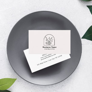 Carte De Visite Nettoyage minimaliste de la maison Services Logo r