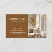 Carte De Visite Nettoyage moderne Maison Service Propre Profession (Devant)