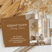 Carte De Visite Nettoyage moderne Maison Service Propre Profession