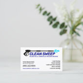 Carte De Visite Nettoyage Patriotique de lavage de pression (Debout devant)