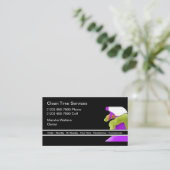 Carte De Visite Nettoyage professionnel (Debout devant)