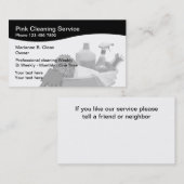 Carte De Visite Nettoyage professionnel (Devant / Derrière)