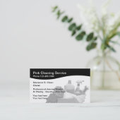 Carte De Visite Nettoyage professionnel (Debout devant)