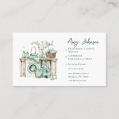 Carte De Visite Nettoyage professionnel aquarelle (Devant)