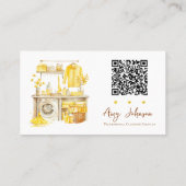 Carte De Visite Nettoyage professionnel aquarelle (Dos)