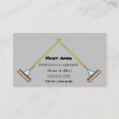 Carte De Visite Nettoyage professionnel Cool Mops Design (Devant)