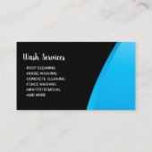 Carte De Visite Nettoyage professionnel de la pression de lavage d (Dos)