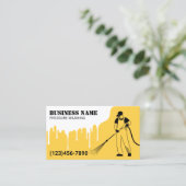 Carte De Visite Nettoyage professionnel de l'alimentation sous pre (Debout devant)