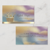 Carte De Visite Nettoyage professionnel de Parties scintillant or  (Devant / Derrière)